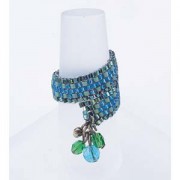 Miyuki Bead Jewelry Kit BFK 13 Blue and Green Spiralring
